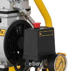9 L Compresseur D’air Sans Huile 600w 1hp 4cfm 8bar Plasma Cutter Welding Machine