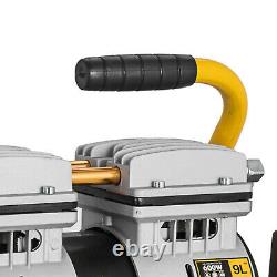 9 L Compresseur D’air Sans Huile 600w 1hp 4cfm 8bar Plasma Cutter Welding Machine