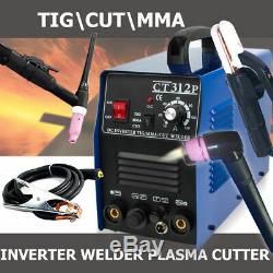 Air Plasma Cutter / Tig / Stick Welder 3 En 1 Combo Machine De Soudure 1/3 Cutter Bricolage