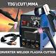 Air Plasma Cutter / Tig / Stick Welder 3 En 1 Combo Machine De Soudure 1/3 Cutter Bricolage