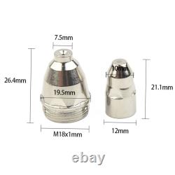 Buse de pointe d'électrode plasma P80 compatible pour machines de découpe au plasma