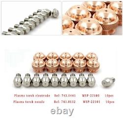 Conseils De Coupe De Plasma Machine De Coupe De Plasma 20pcs 743.0441 Kit Consommables