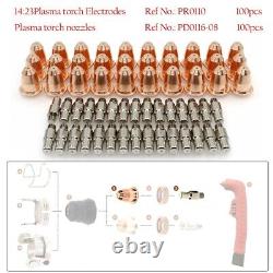 Consommables Électrodes De Torche À Plasma 200pcs Pd0116-08 Pr0110 Machine À Plasma