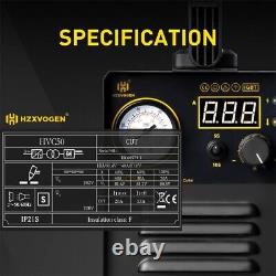 Coupe-plasma avec contact, touche pilote d'arc, inverseur 220V, machine de coupe propre/gants 40A