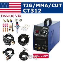 Ct312 3in1 Machine À Souder Tig / Mma / Plasma Cutter Soudeur Machine & Pt31 Torches