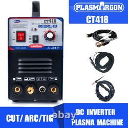 Ct418 3 En 1 Soudage Plasma Cutter Tig / Mma Machine De Soudure 1 À 8 MM 110/220 V + Csa