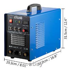 Ct520d 3in1 Machine De Soudage Digital Tig/mma/plasma Cutter Soudeur & Accessoires