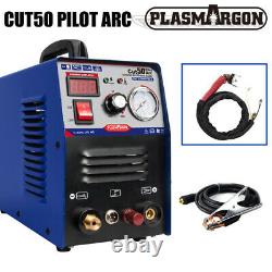 Cut50 Pilot Arc Air Plasma Cutter Machine DC Onduleur 50a 110/220v & Wsd60 Torche