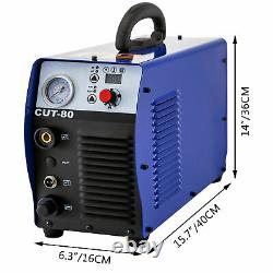 Cut-80 80a Air Plasma Cutter Machine Onduleur Cutter Touch Pilot Arc 110-220v