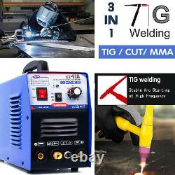 Cut & Tig & Mma Air Ct312 Plasma Cutter 3 Fonctions Dans 1 Combo Welding Machine