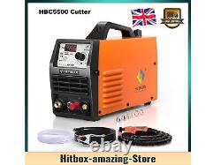 Découpeur plasma à air de 220V UK avec arc pilote, machine de coupe à courant continu 1-14mm 55A