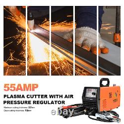 Découpeur plasma numérique HITBOX Air Plasma Cutter 55Amp Machine de découpe plasma IGBT CUT 1-15mm UK