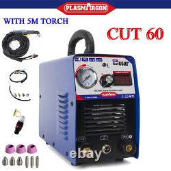 Icut60 Air Plasma Cutter Machine Onduleur Digital Display & 5m Cutting Torch