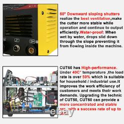 Icut-60, 60 Amp Air Plasma Cutter Hf Onduleur Machine Igbt Cut 1-18mm