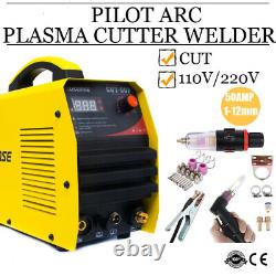 Igbt 50a Plasma Cutter Pilot Arc Non-touch Air Cutting Machine Cnc Compatible