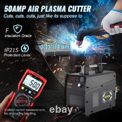 Machine de découpe au plasma 50 ampères sans contact avec pilotage par air, double voltage 110V 220V