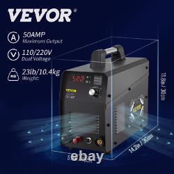 Machine de découpe au plasma 50 ampères sans contact avec pilotage par air, double voltage 110V 220V