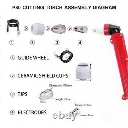 Machine de découpe plasma CUT55Pro 220V 55A onduleur IGBT arc pilote écran LED