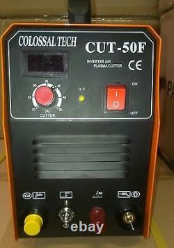 Plasma Cutter Arc Pilote Inverseur 50amp Machine De Découpage 220 V Tension Cut50f Nouveau