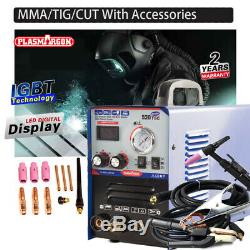 Plasma Cutter Soudeur Soudage Mma / Tig / Cut 520tsc Kits Soldes Groupe Pédale