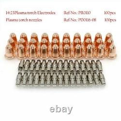 Plasma Torche Electrode Consommables + Conseils Buse 200pcs Plasma Machine