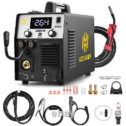 Soudeuse 5 en 1 MIG CUT TIG MMA 250A 220V Machine de soudage avec ou sans gaz et coupeur plasma