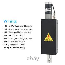 Support de découpe compact avec élévateur Z de 100 mm pour machine CNC DC24V